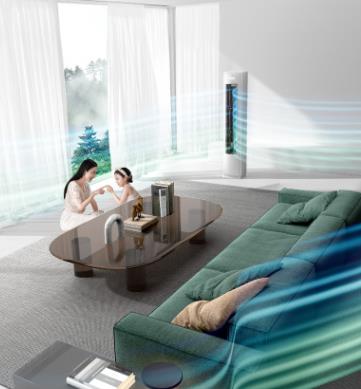 信新风空调X3Pro系列的智慧新风体验EVO视讯2025年AI空调首选：海(图3)